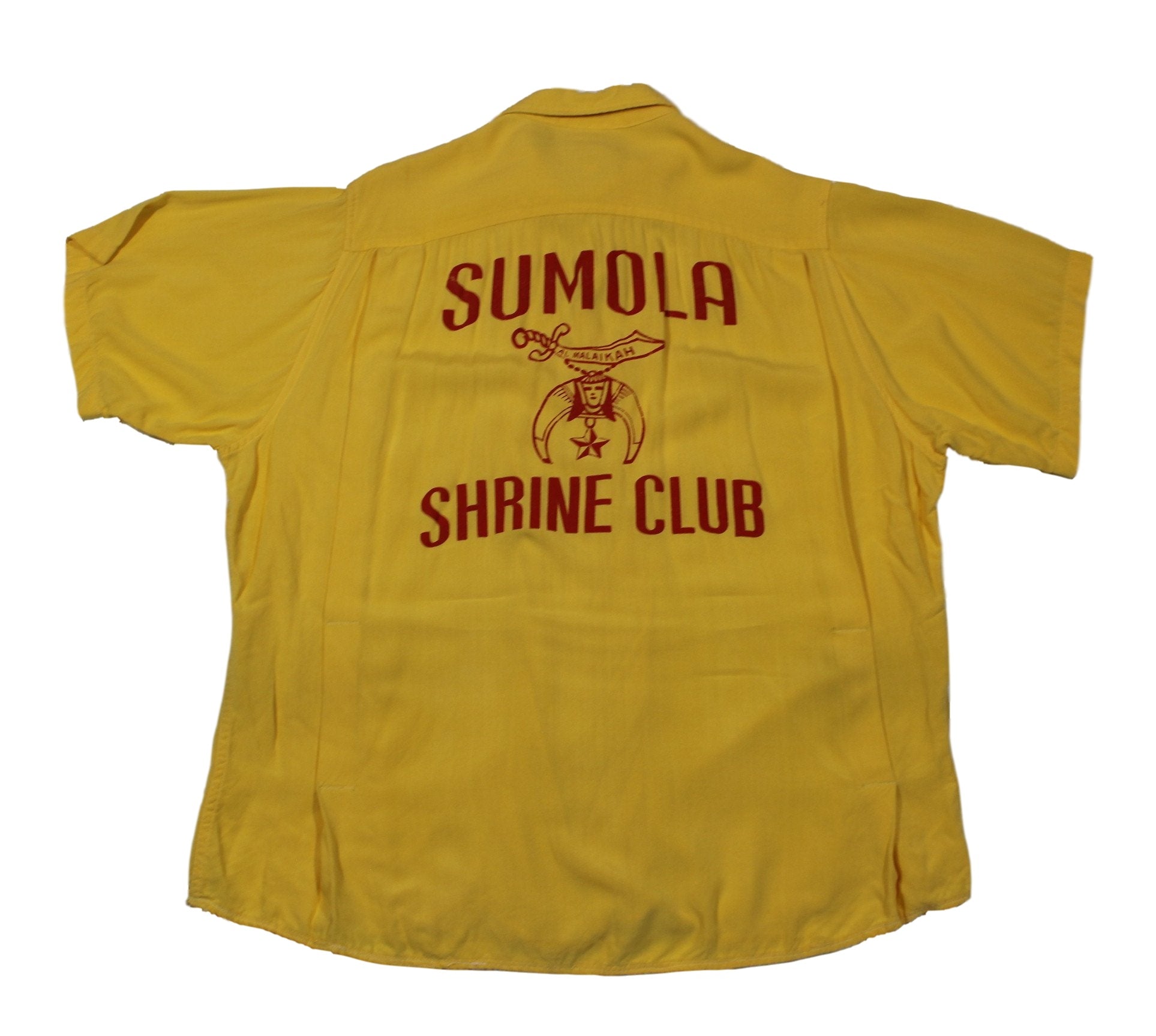 Vintage Ten Strike By King Louie “Sumola Shrine Club” Button-Up Shirt