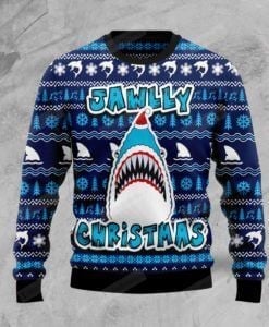 Shark Jawlly Christmas Christmas Ugly Sweater