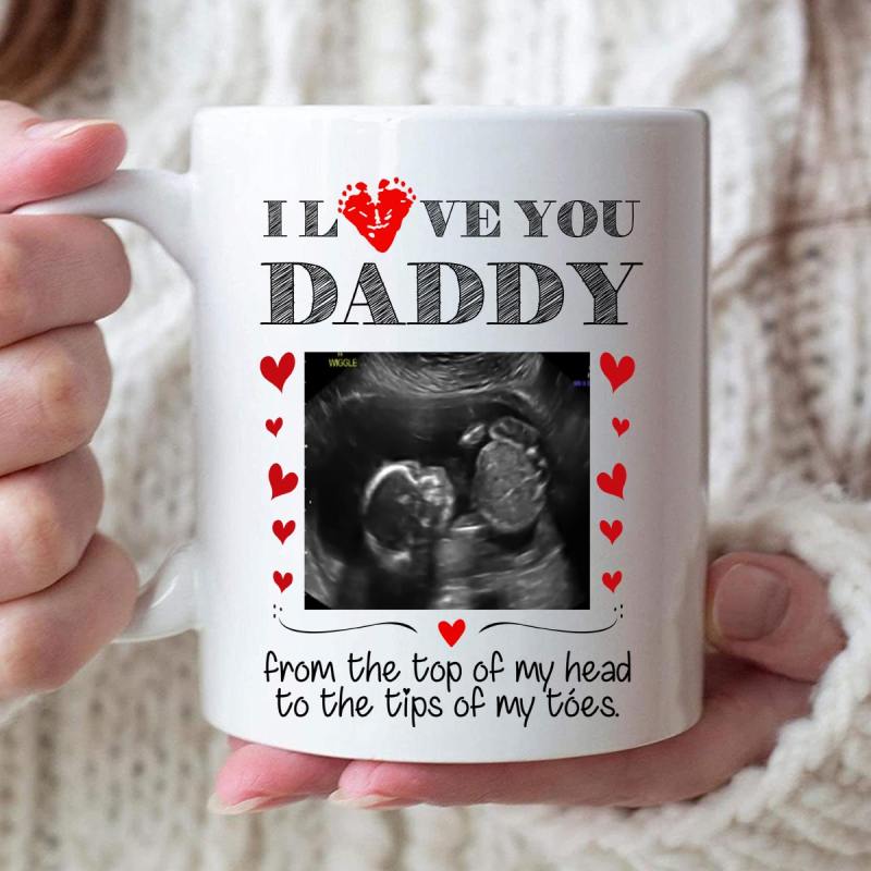 Personalized I Love You From Top To Toes Mug – Father’S Day Gift For New Dad