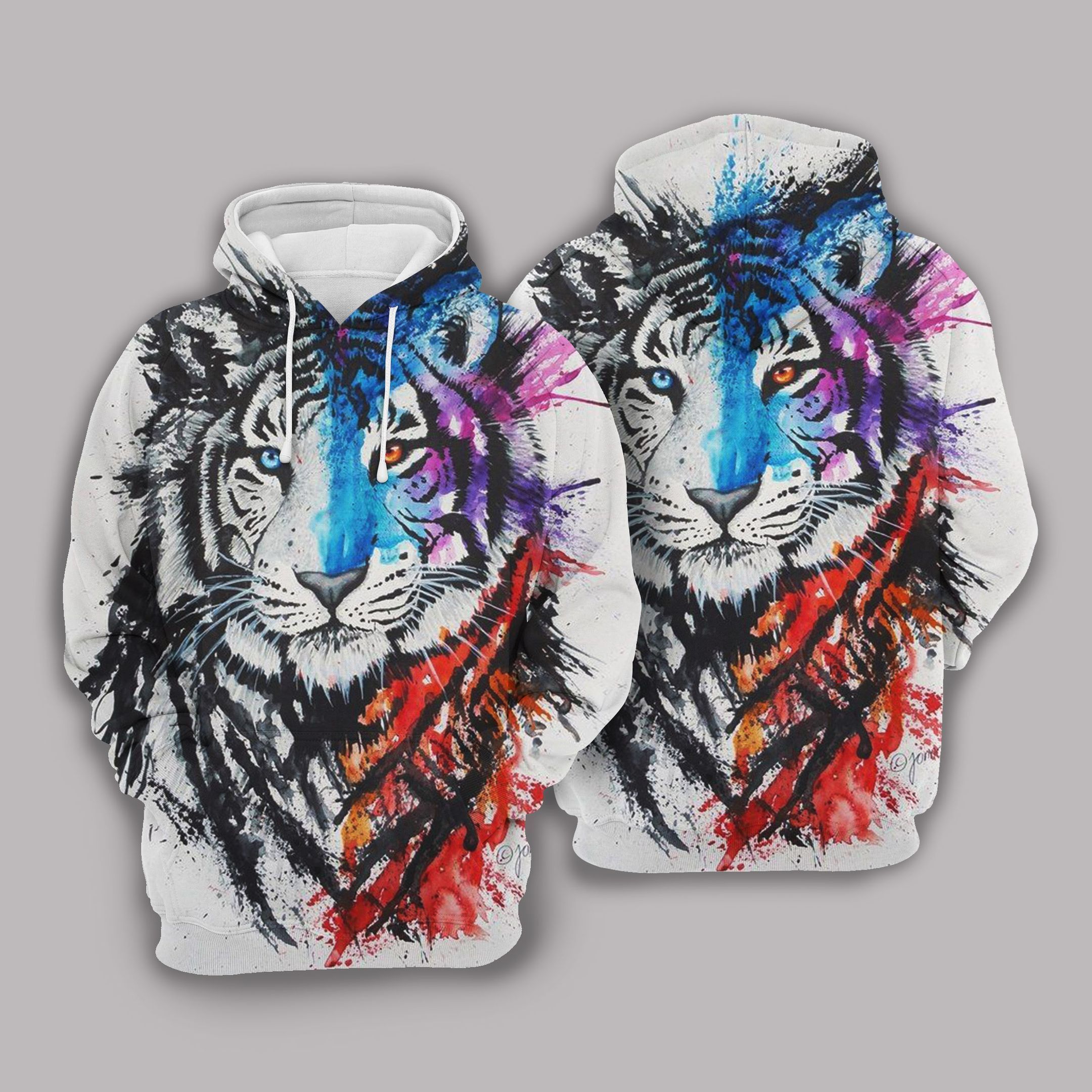 Tiger Unisex 3D Hoodie All Over Print Oykbw