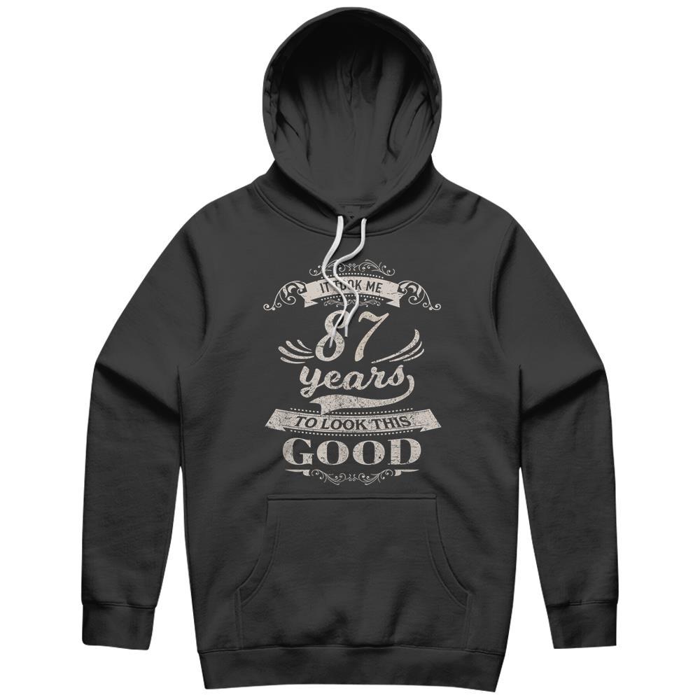 87th Birthday Gifts Men Women Born 1932 Vintage 87 Year Old Hoodie