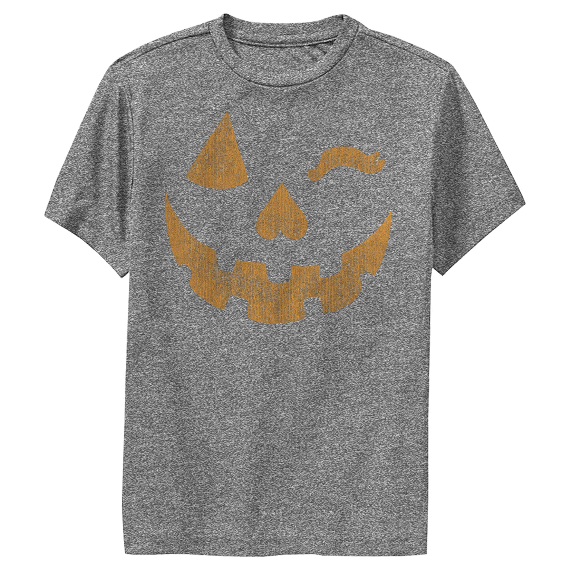 Lost Gods Boy’S Halloween Jack-O’-Lantern Wink  Performance Tee