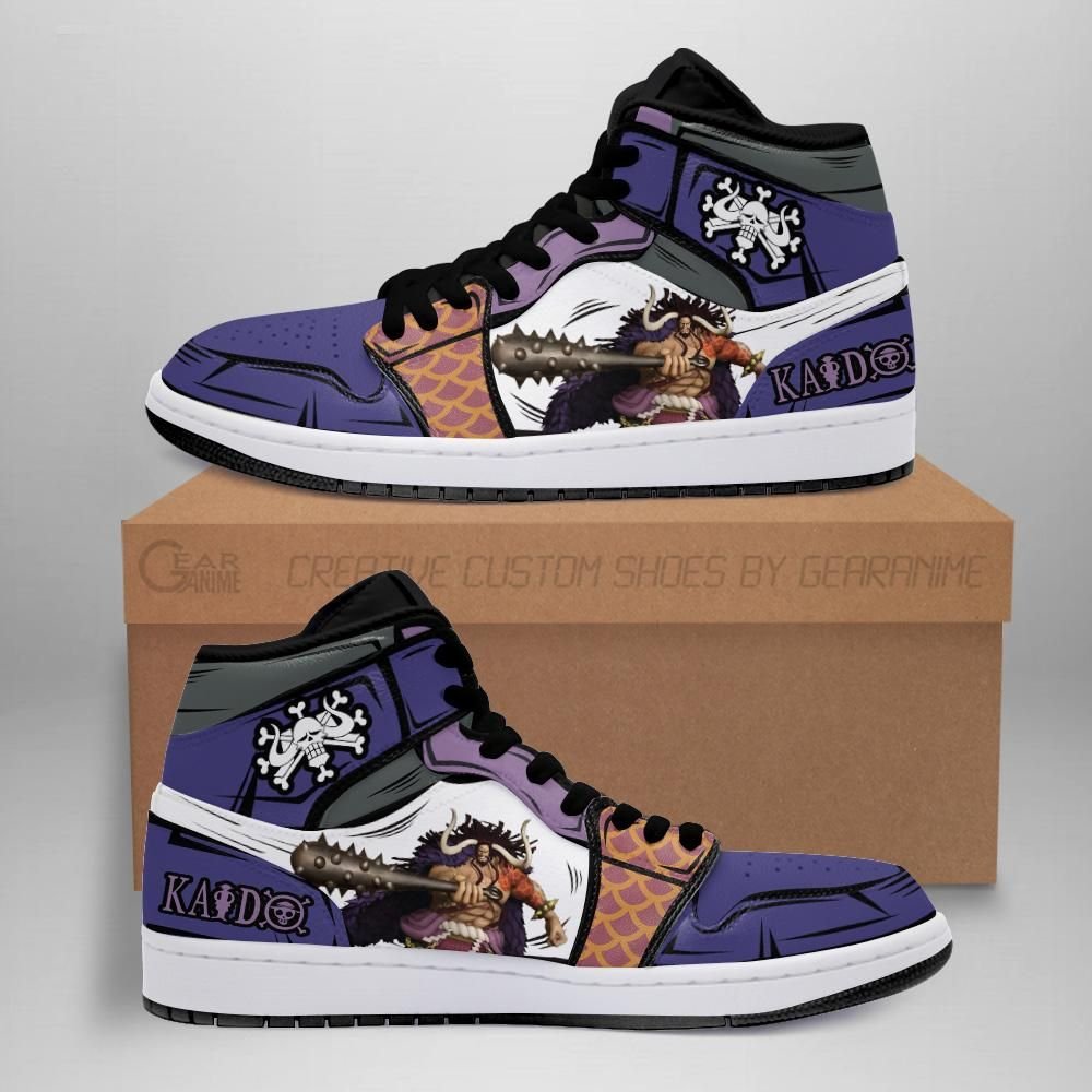 Yonko Kaido Sneakers Custom Anime One Piece Shoes Unisex Men Women