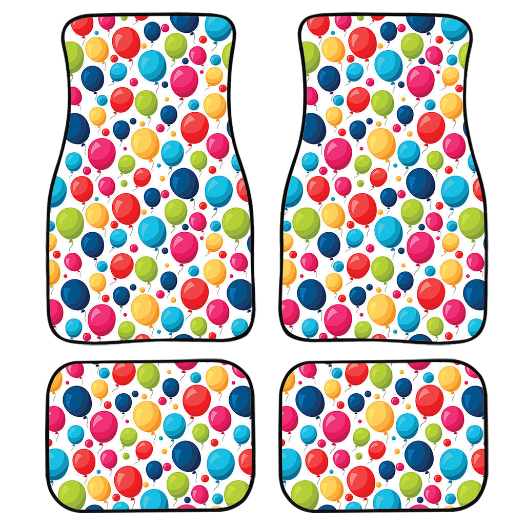 Cartoon Balloon Pattern Print Front And Back Car Floor Mats, Front Car Mat