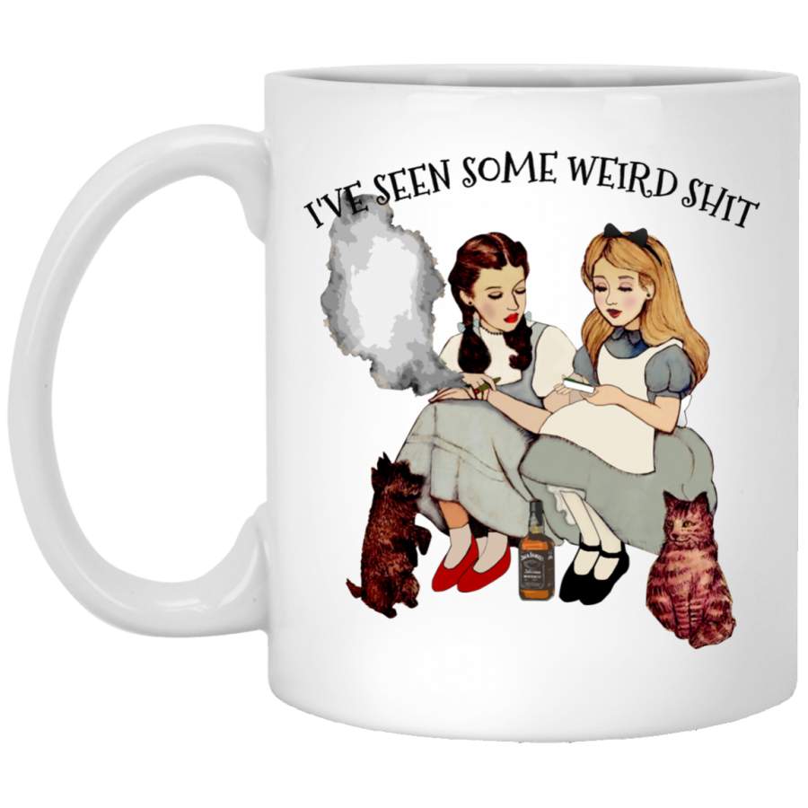 AGR Alice and Dorothy I’ve Seen Some Weird Shjt Coffee Mug