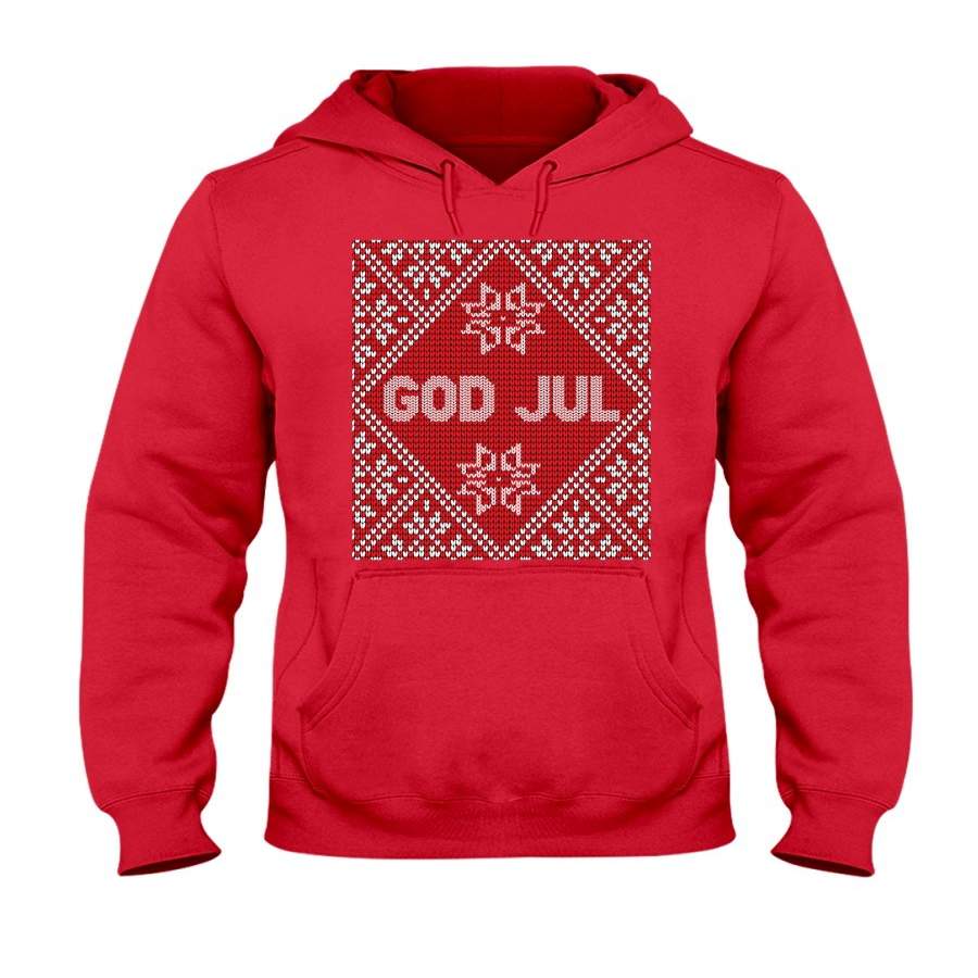 God Jul Norwegian Christmas Hoodie