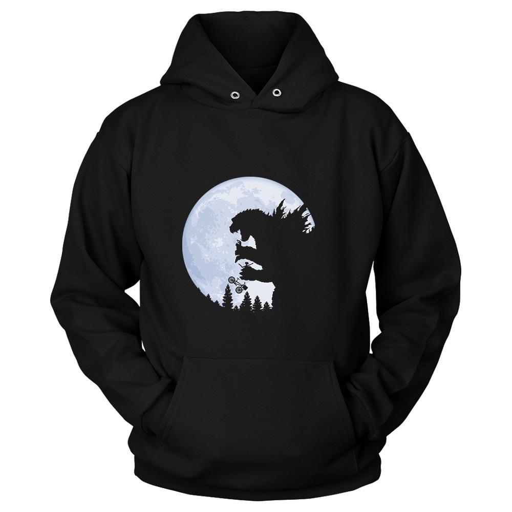 The Extra Terrestrial Og Godzilla Monster Et Unisex Hoodie