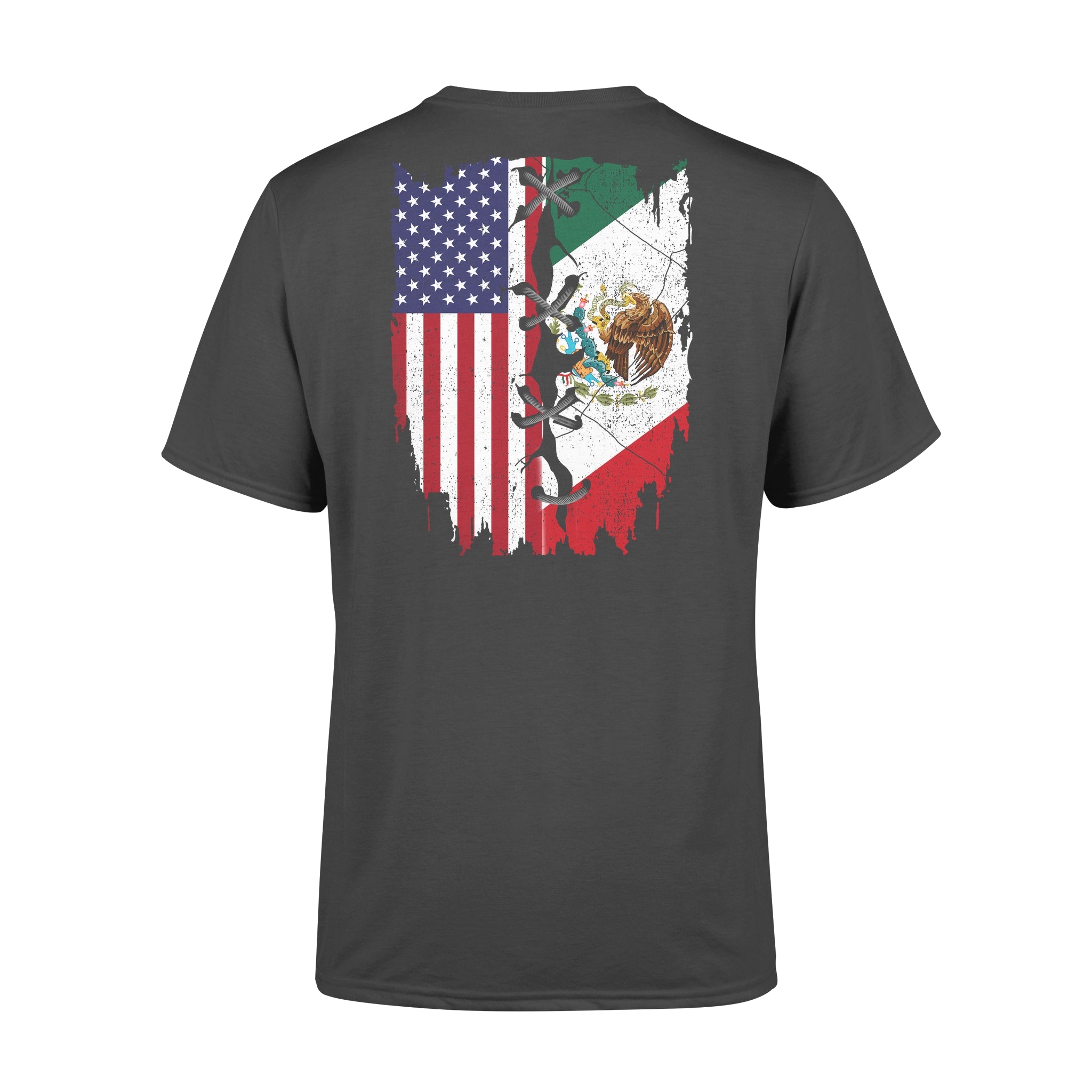 American Mexican Flag Mexico Patriotic – Premium T-shirt