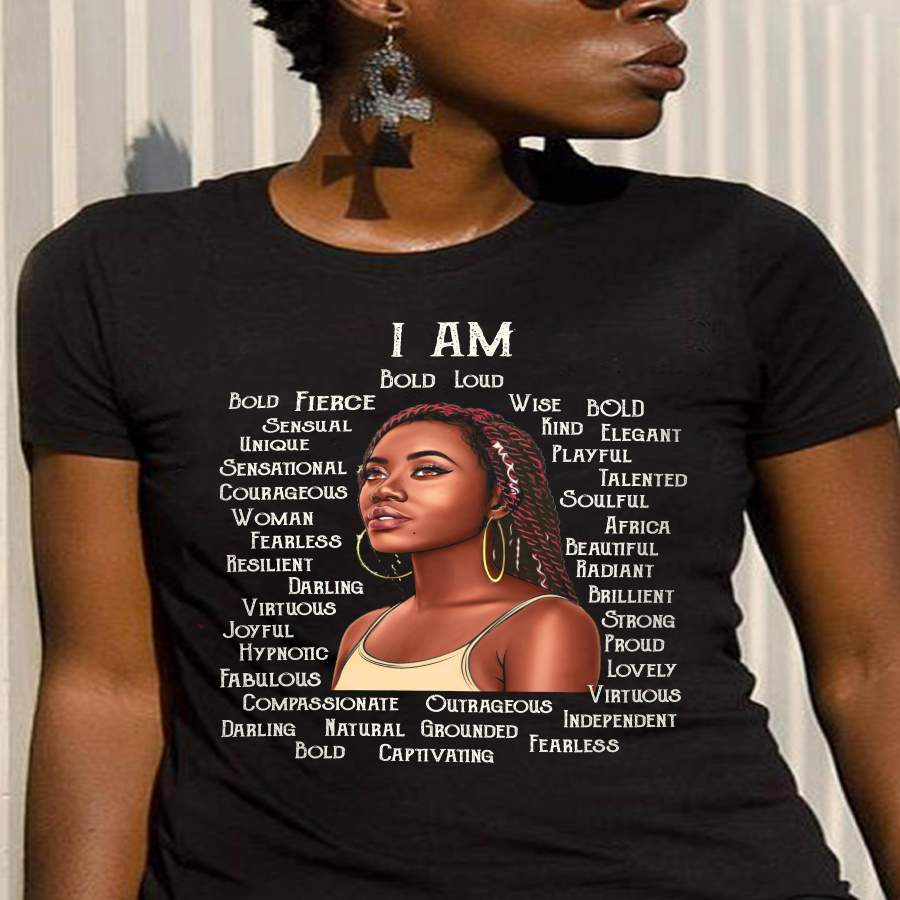 I’m fierce sensual unique black queen power woman t-shirt – DRGGR Store