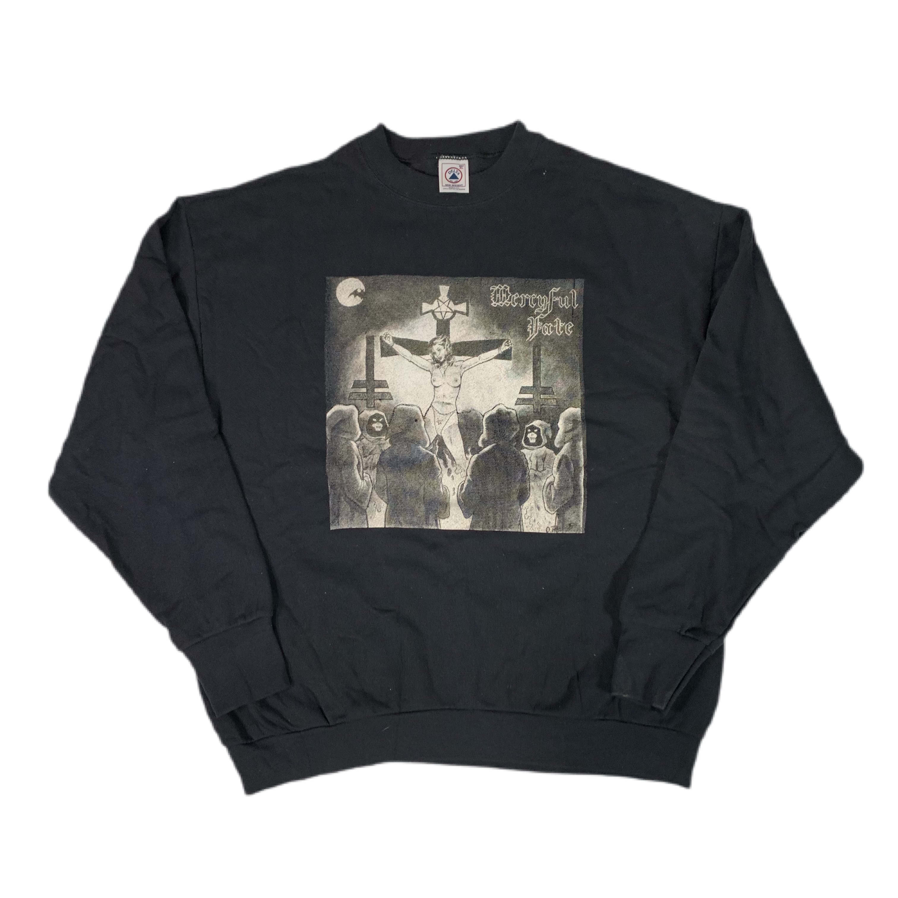 Vintage Mercyful Fate “Rave On Records” Crewneck Sweatshirt