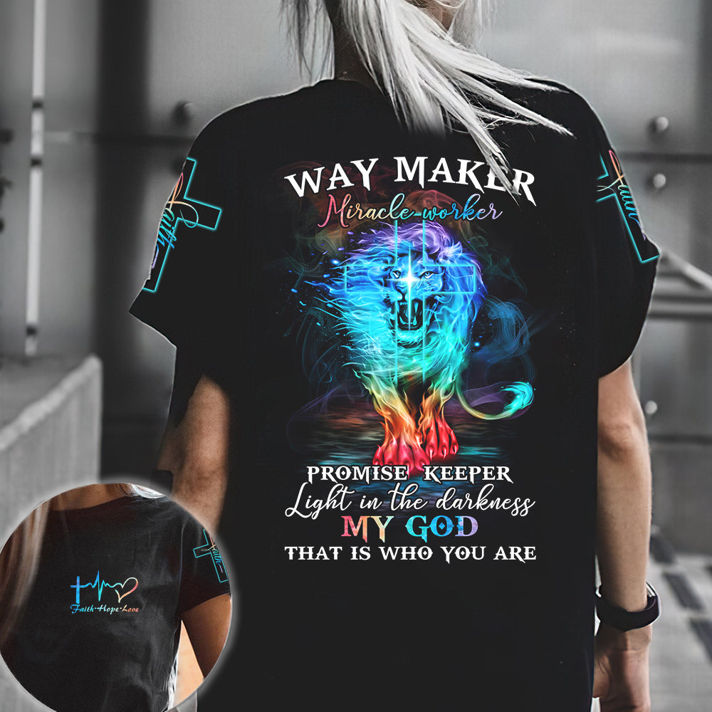 Way Maker Fire Lion All Over Print – Tltm1806213ki