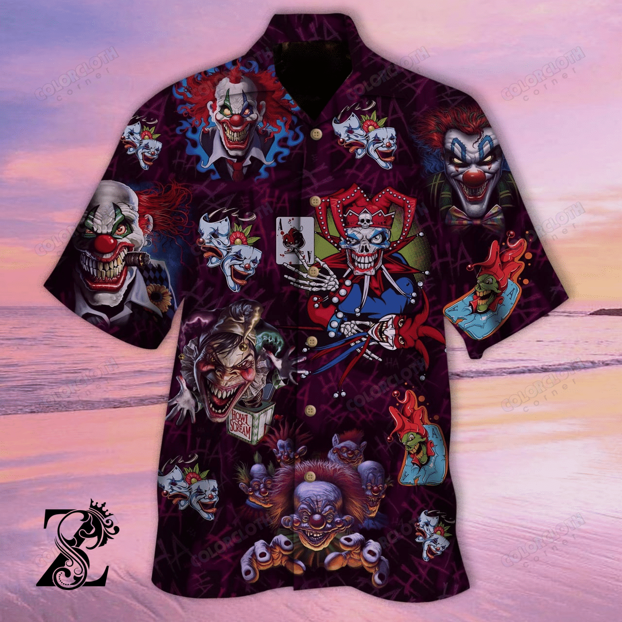 What Scary Skull Clowns! Oh Just Have Fun Hawaiian Shirt Ty245124