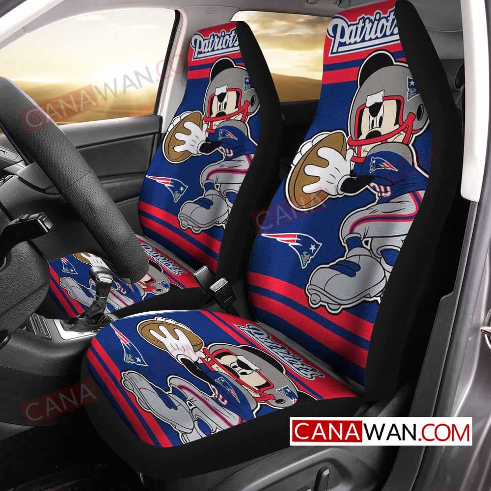 New England Patriots Style123 3D Customized Personalized Car Seat Cover