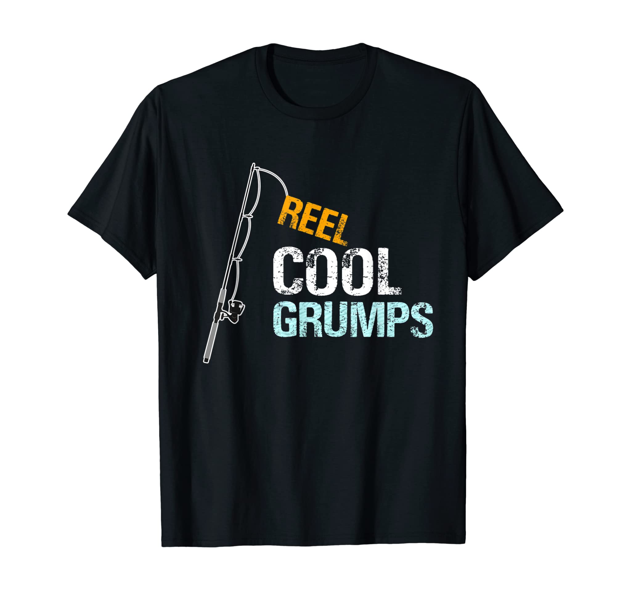 Mens Reel Cool Grumps Grandpa Gift from Granddaughter Grandson T-Shirt