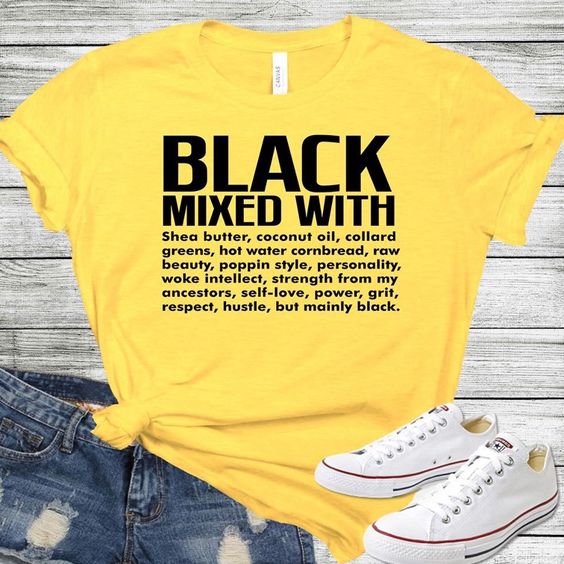 Black Mixed With T-Shirt