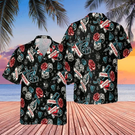 Retro Tattoo Patterns Hawaii Shirt Ha95712