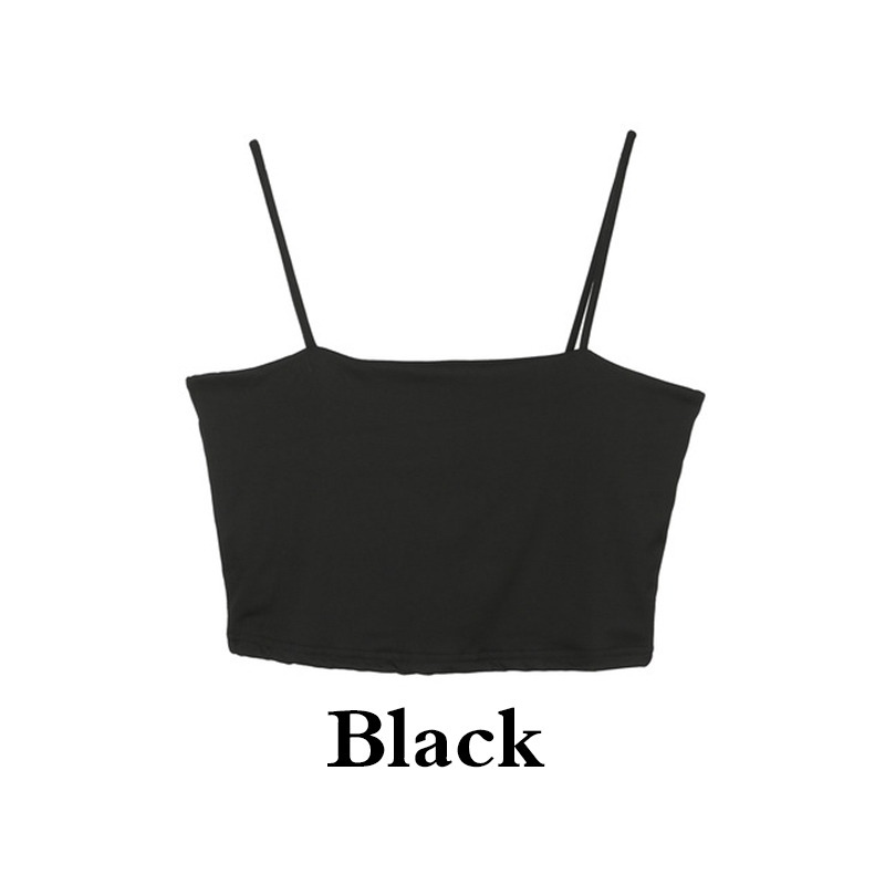 Women U-NeckGirls Sports Bra Vest Solid Color Shirts Tank Top Crop Summer Female Outfit Basic Slim Crop Tops Clothes Blouse alx