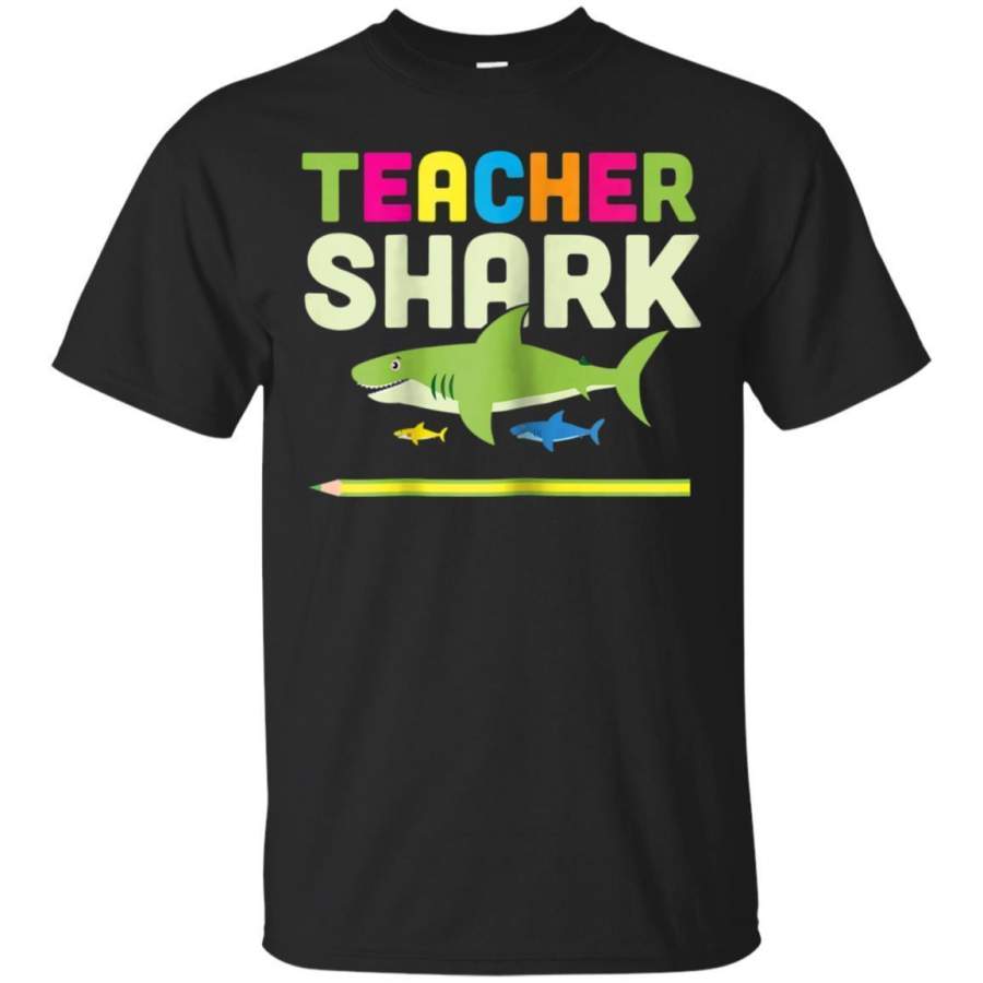 AGR Womens Teacher Shark T Shirt  School Gift Jaq T-shirt