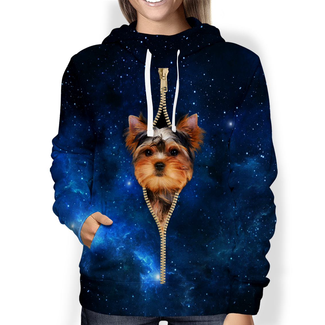 Yorkshire Terrier Galaxy Hoodie V1