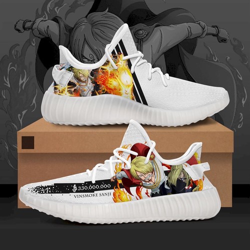 Best Sanji Character One Piece Yeezy Sneakers Shoes For Sale