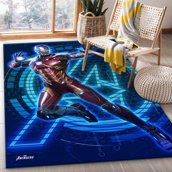 Iron Man Rug Bedroom Rug Home Decor Floor Decor