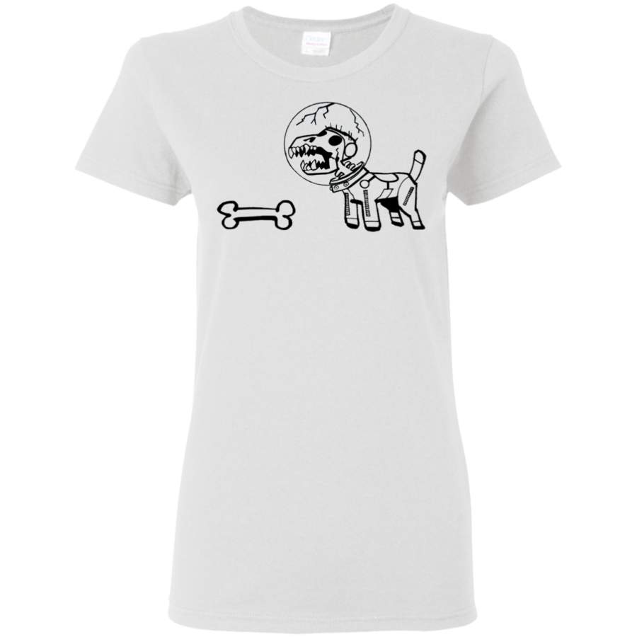 AGR Dog 2-D Russel Hobbs Laika Come Home Gorillaz Womens T-Shirt