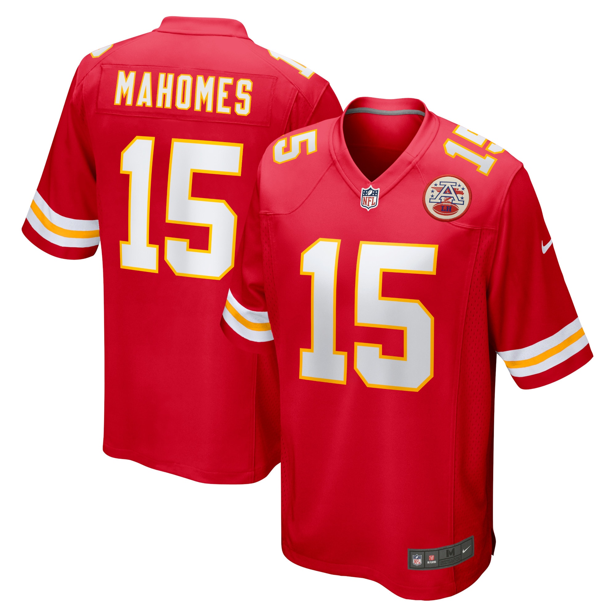 Men’s Kansas City Chiefs Patrick Mahomes Red Game Jersey 2