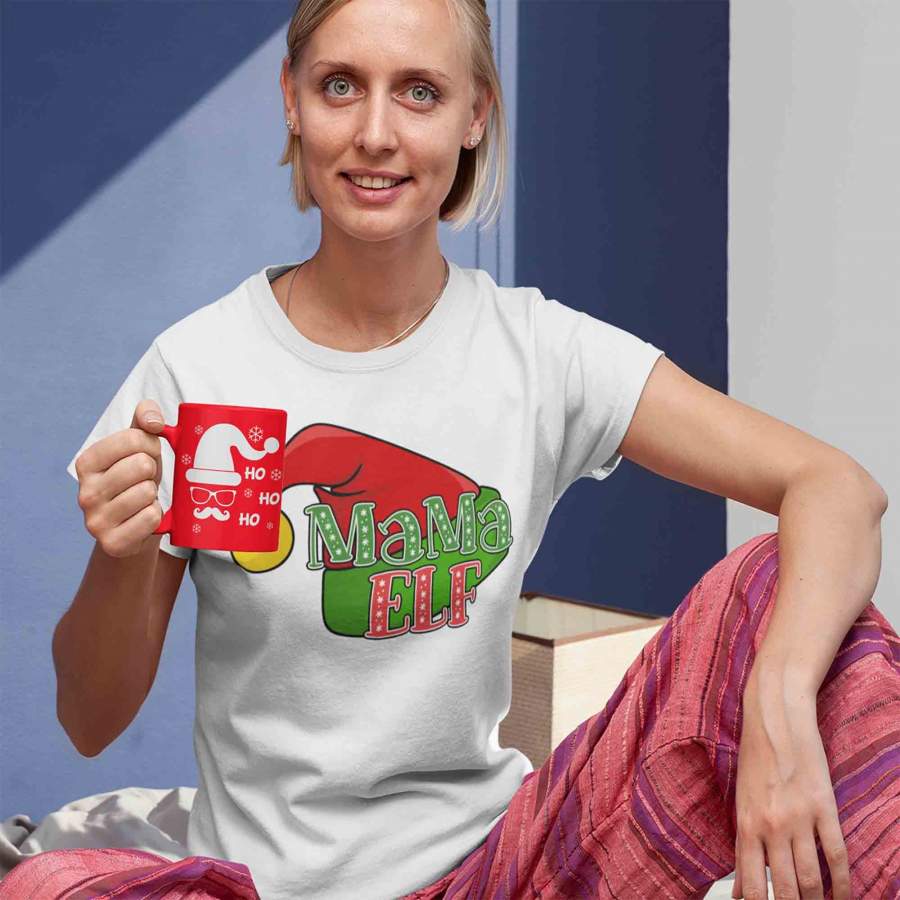 Wearzone Style Women'S Personalized Elf T Shirt Custom Elf Shirt Cute Christmas Shirts Xmas Elf Shirt Hat Shirts Elves Shirt