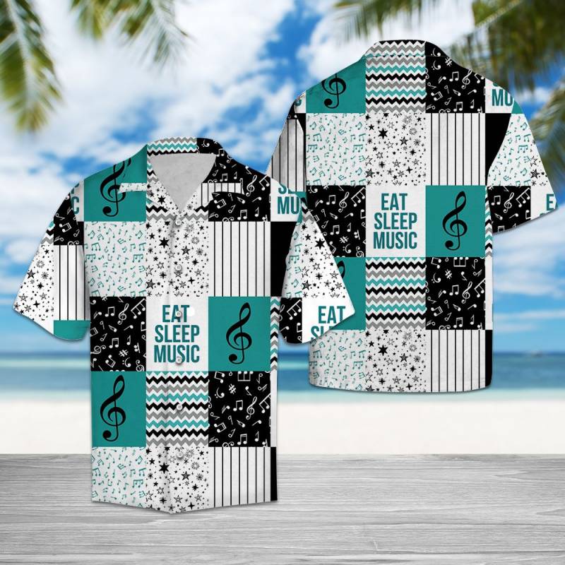 Music Shape Pattern Hawaii Shirt Ha18841