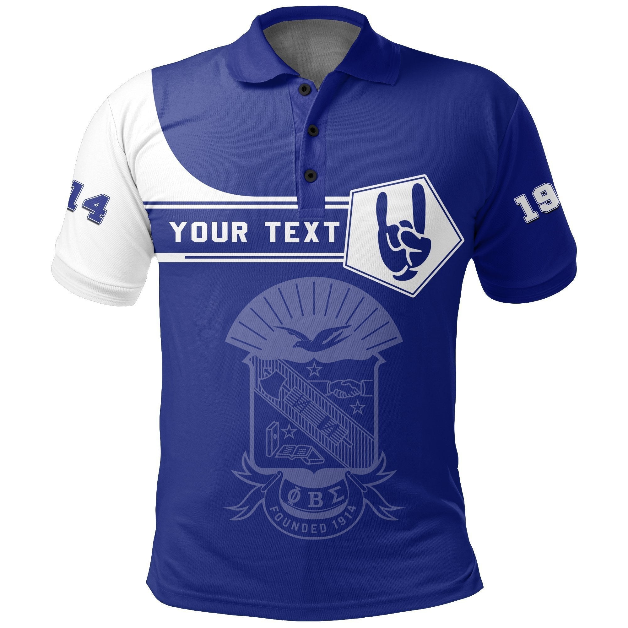 Fraternity Polo – Personalized Phi Beta Sigma Polo Shirt Ronald Mckenzie