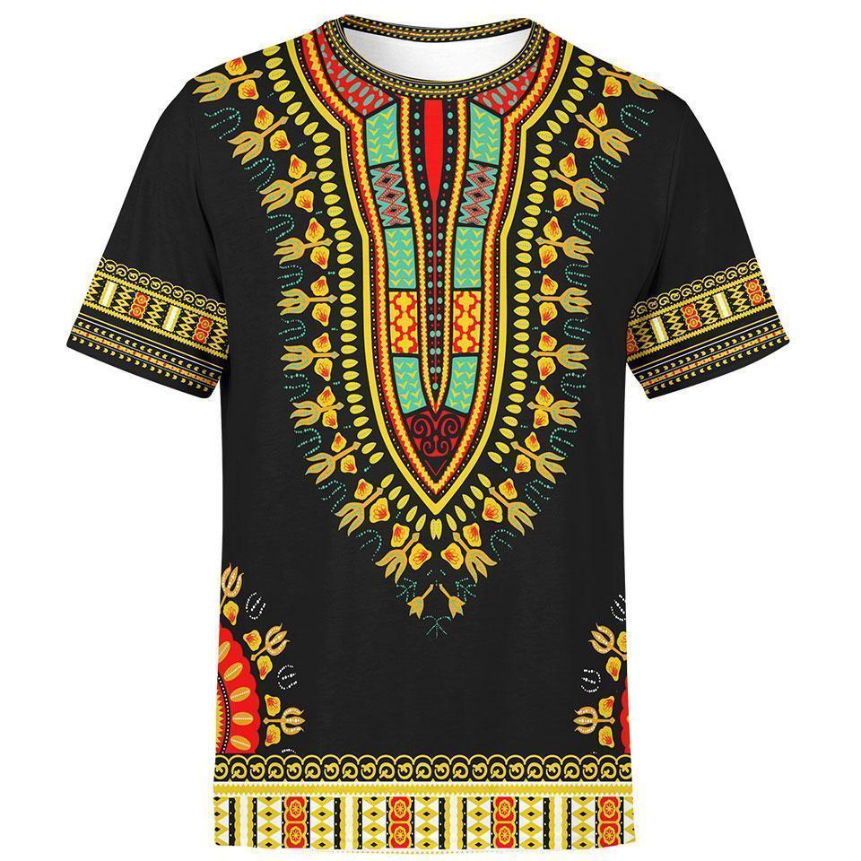 Greeklife T-Shirt – Colorful Dashiki Tee