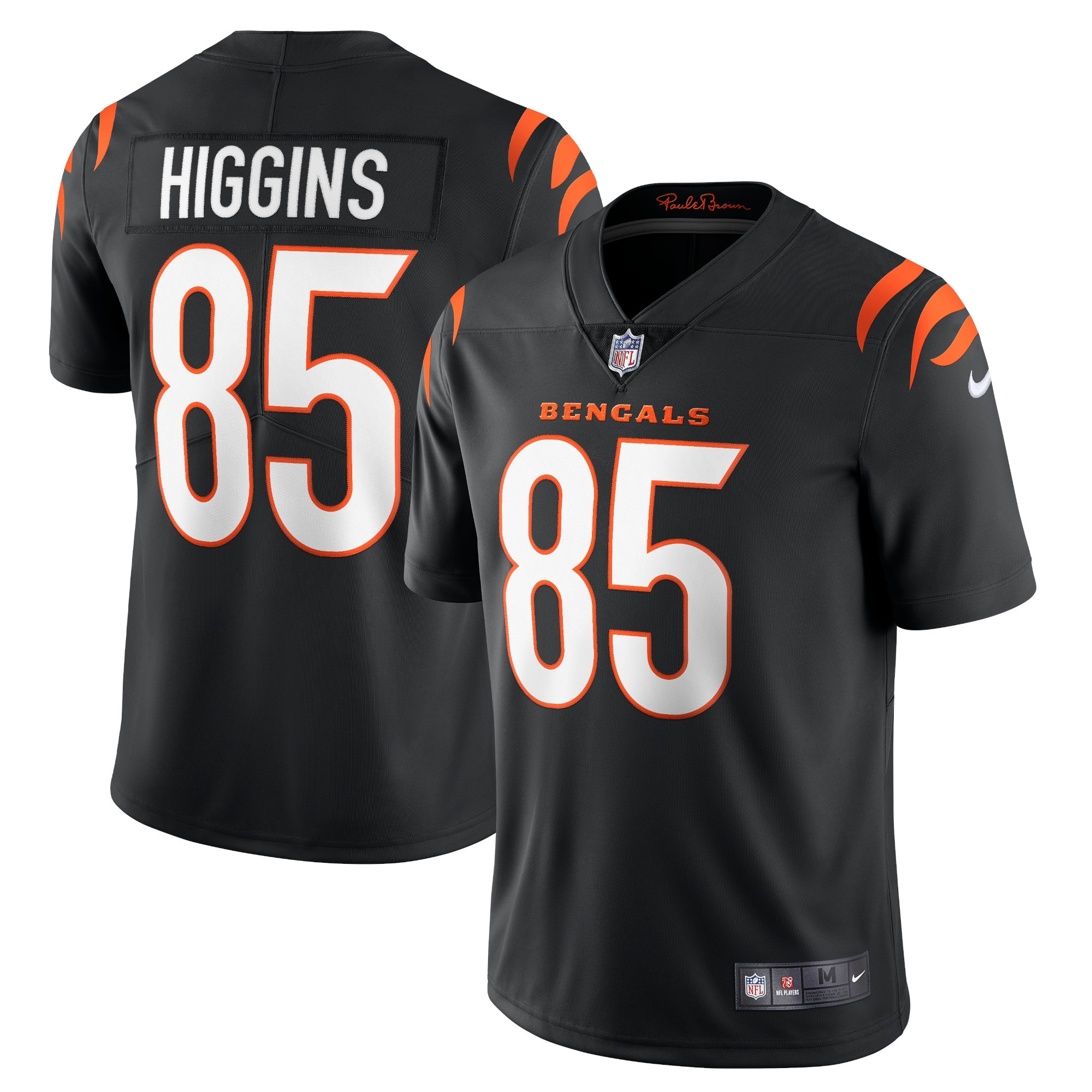 Tee Higgins Cincinnati Bengals Vapor Limited Jersey Black NFL