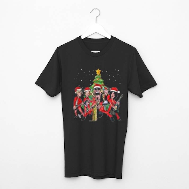 Aerosmith band merry Christmas T Shirt