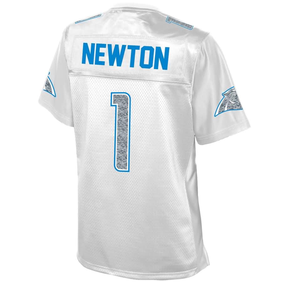 Cam Newton Carolina Panthers NFL Pro Line Womens White Out Fashion Jersey – White