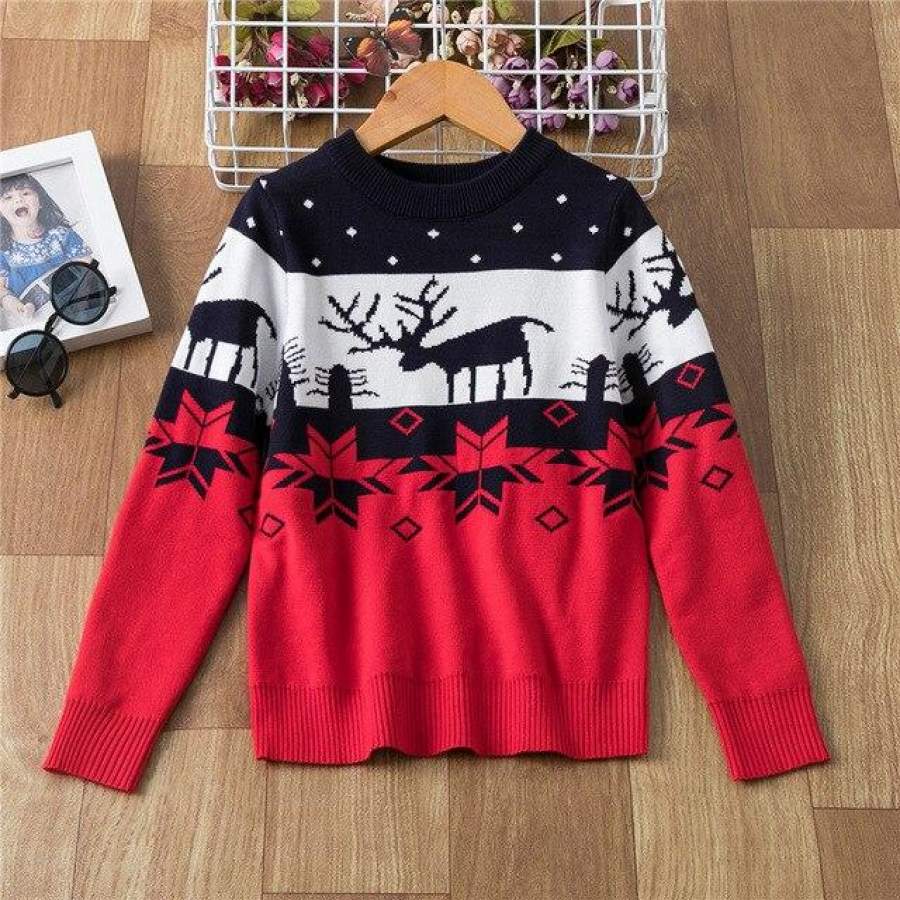 Christmas snowman Deer Embossed XMAS Cool Kids Hip Sweatshirts