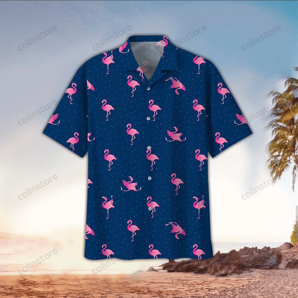 Flamingo Hawaii Perfect Gift Ideas For Shirt Aloha Ha30228