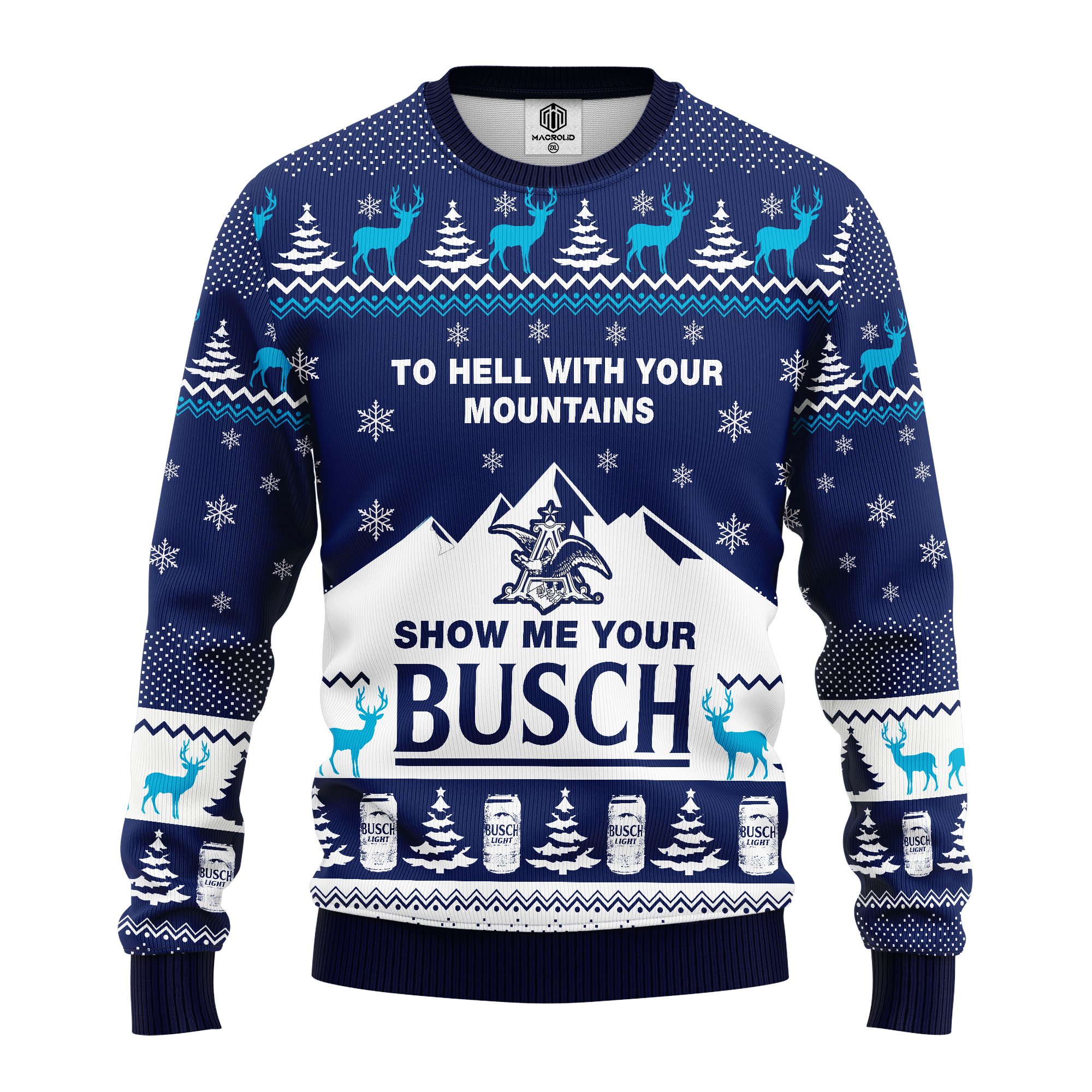 show me your Busch ugly christmas sweater – Amazing Gift idea – thanksgiving gift