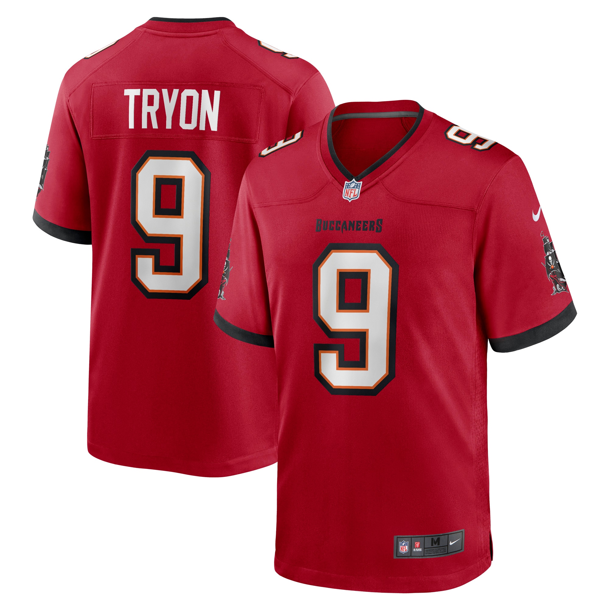 Joe Tryon Tampa Bay Buccaneers 2021 NFL Draft First Round Pick No. 32 Game Jersey – Red