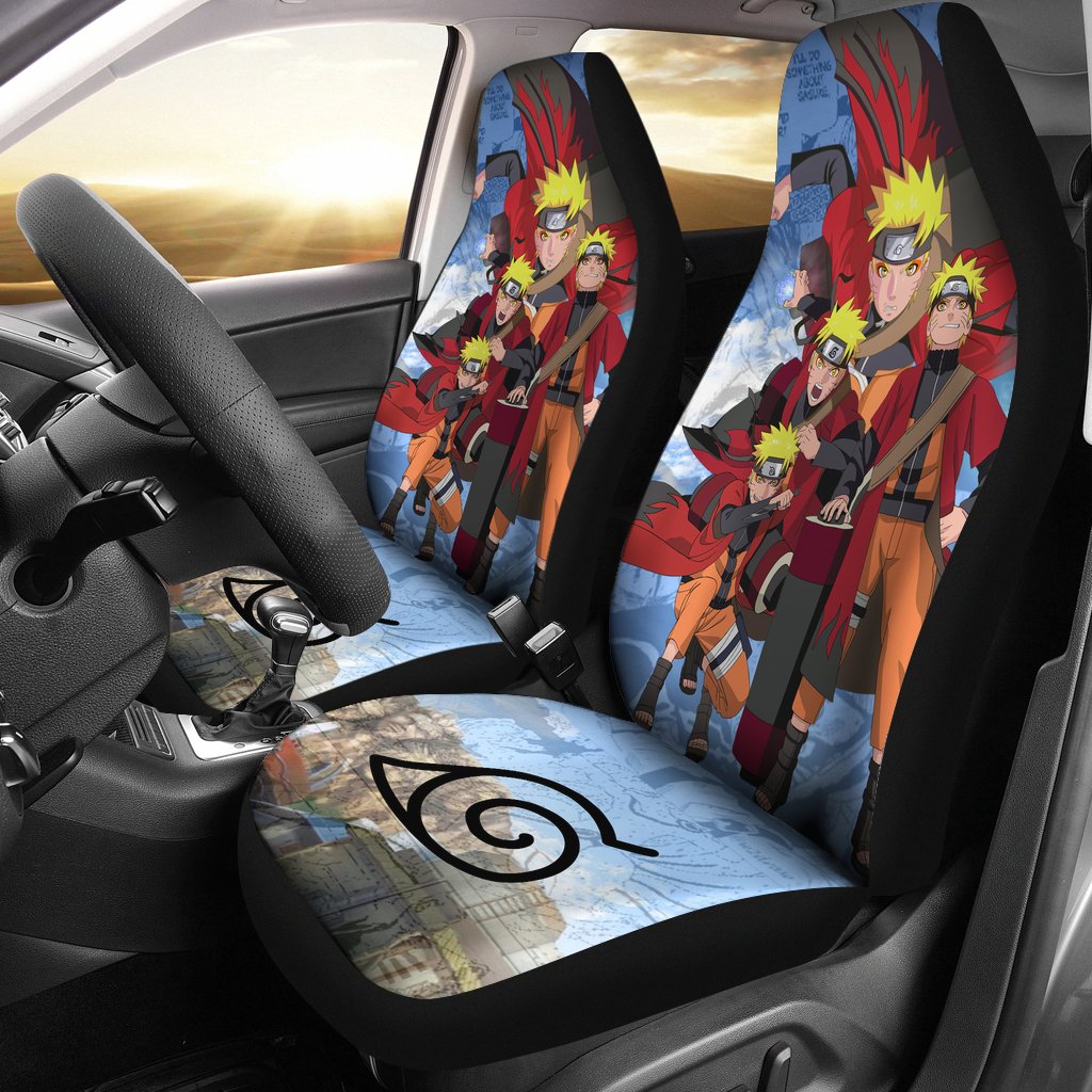 Naruto Anime Car Seat Covers | Naruto Rasengan In Sage Mode Mix Comics