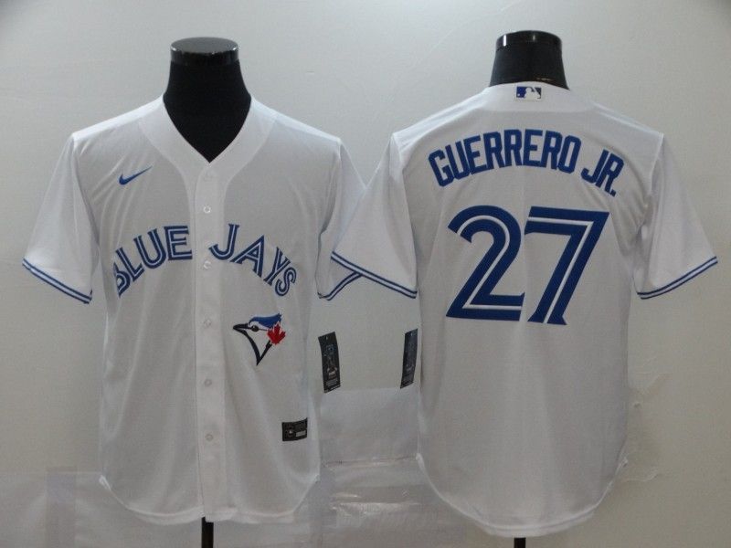 Toronto Blue Jays Vladimir Guerrero Jr #27 2020 MLB White Jersey