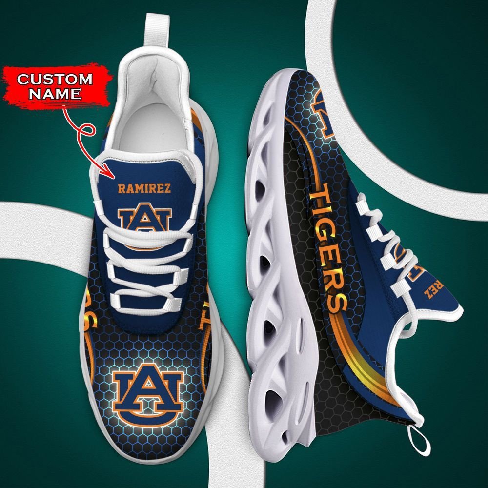 Auburn Tigers Max Soul Shoes Luxury Custom Name 01 M3Ttt0501