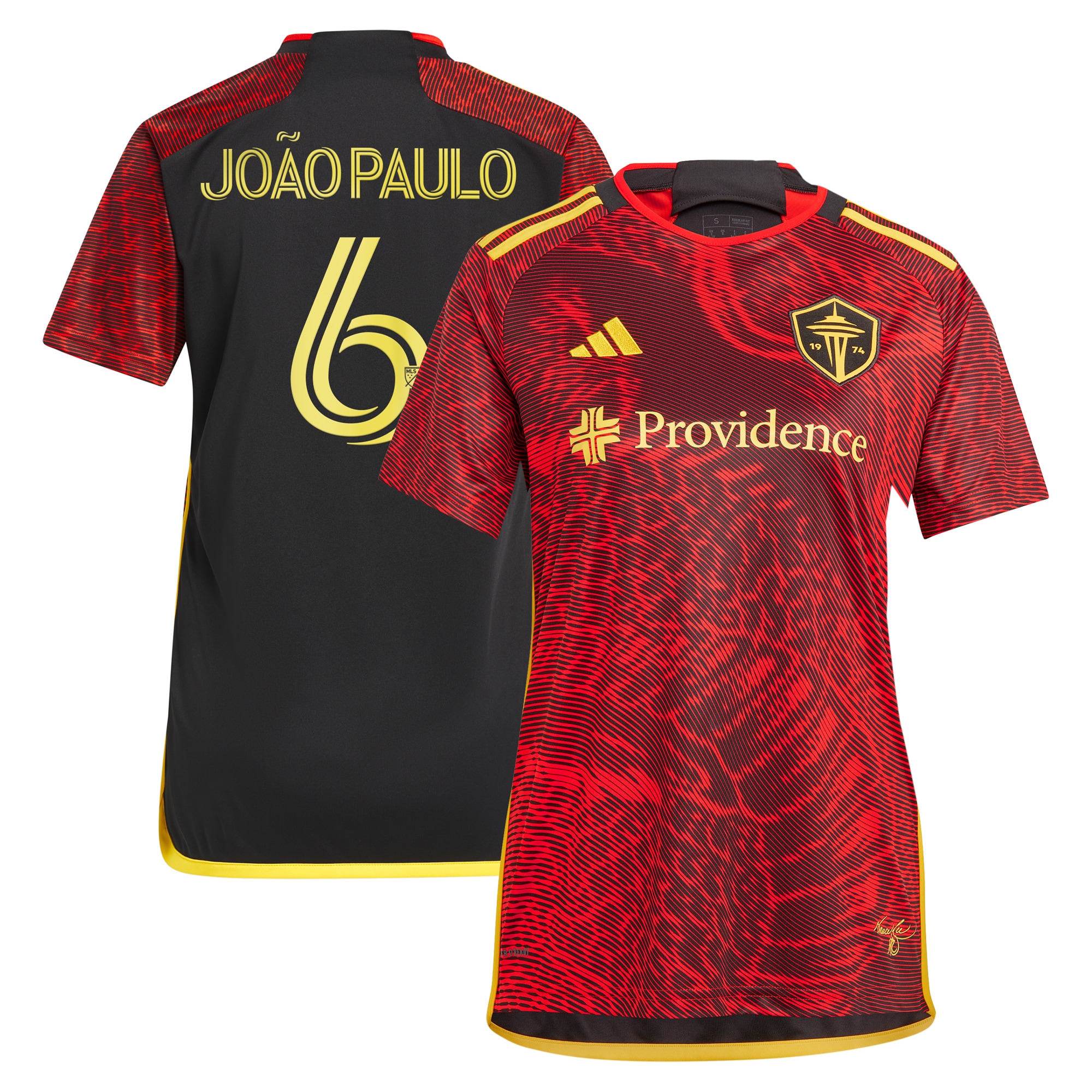 Joao Paulo Seattle Sounders FC Women's 2024 The Bruce Lee Kit Replica Player Jersey  Red