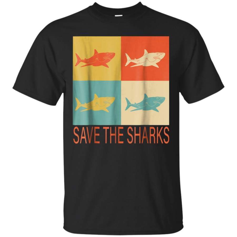 AGR Pop Art Shark Lives Matter Save The Sharks Awareness Week Jaq T-shirt