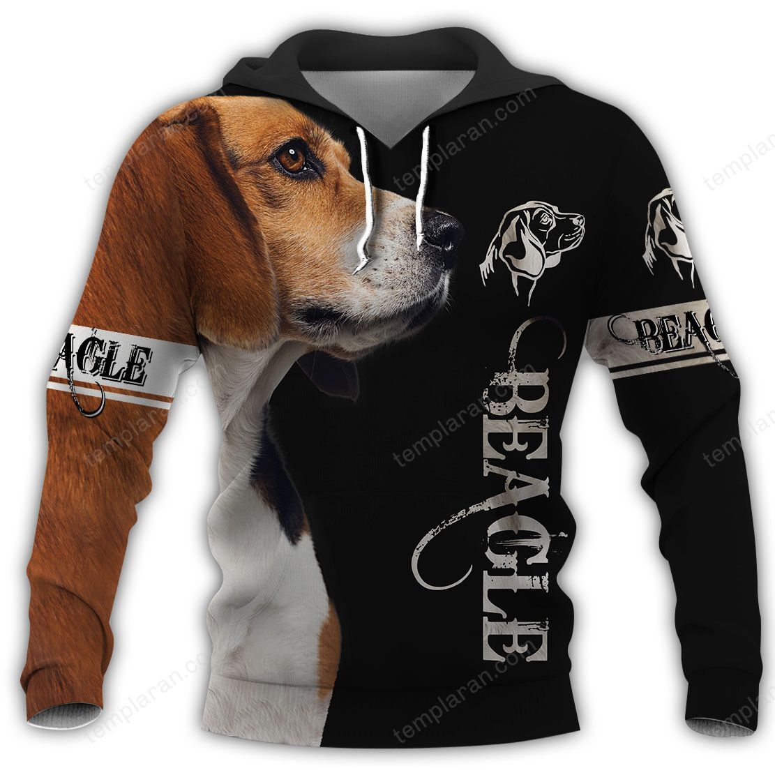 Beagle 3D Full Printing Hoodie And Unisex Tee