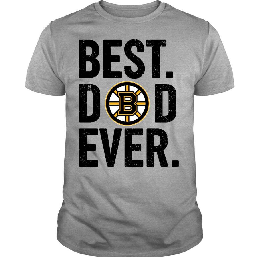 Boston Bruins  Logo T Shirt, Best Dad Ever T Shirt