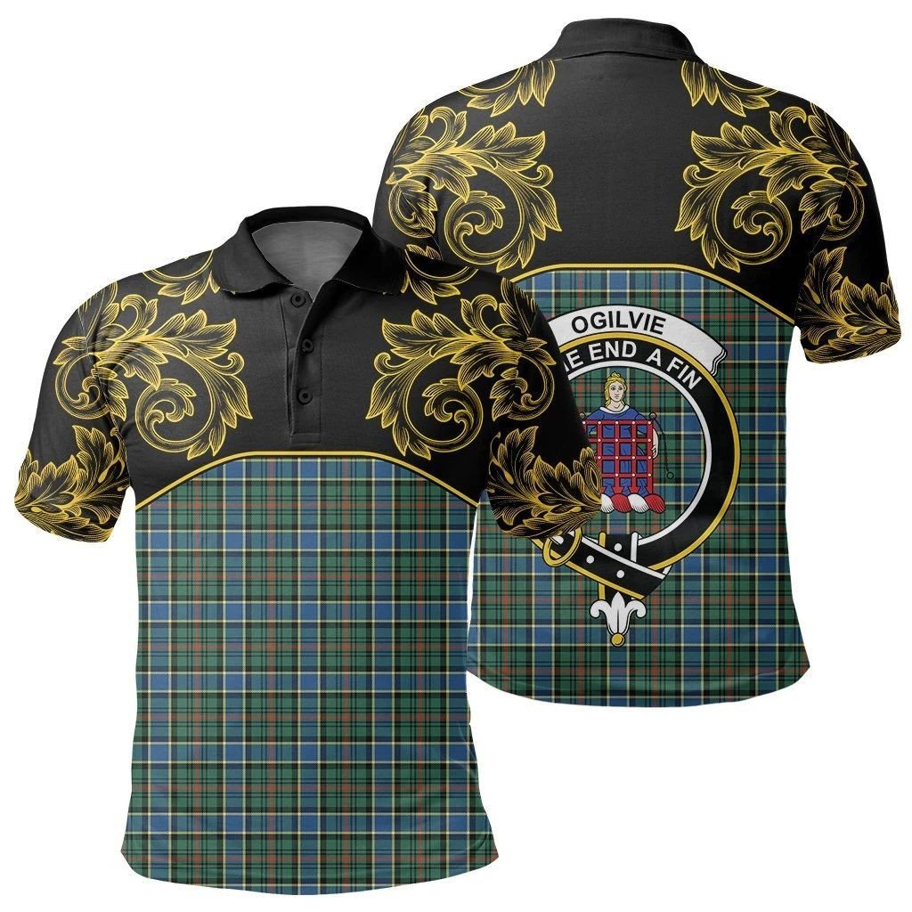 Ogilvie Hunting Ancient Clan Polo Shirt, Scottish Tartan Ogilvie ...