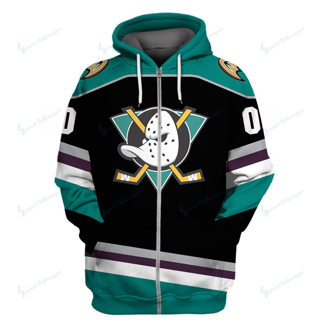 Anaheim Ducks Limited Edition All Over Print Hoodie Sweatshirt Zip Hoodie T Shirt Unisex 818