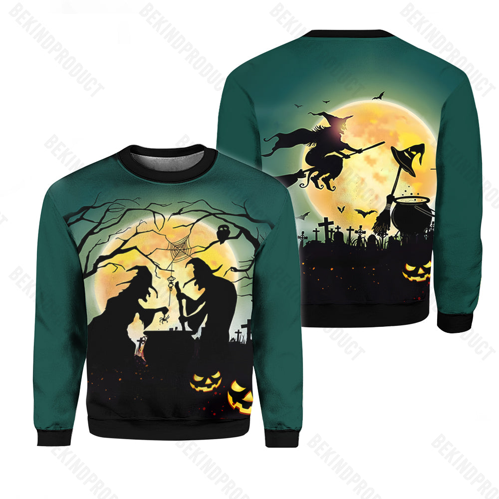 Witches Brew A Magic Potion For Halloween Crewneck Sweatshirt All Over Print Sweatshirt For Women Sweatshirt For Men