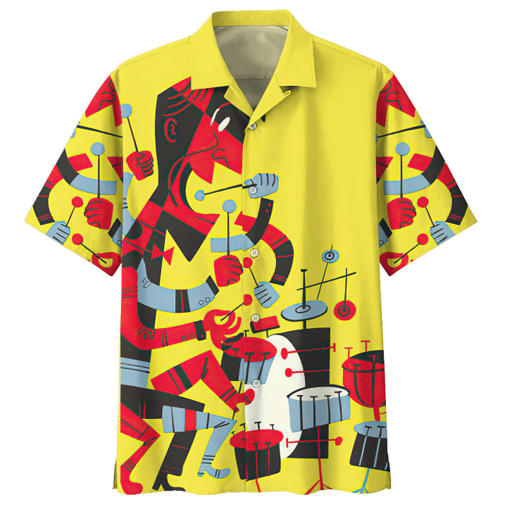 Drum Hawaii Shirt 5 Ha86946