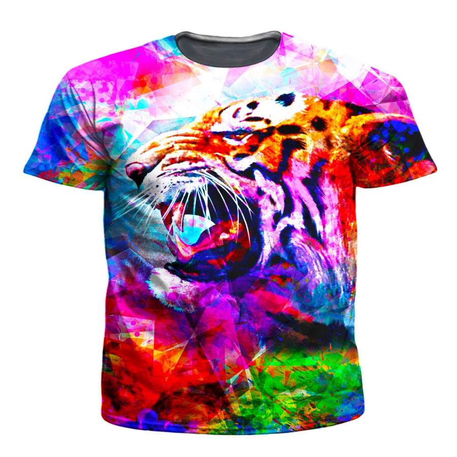 Vivid Tiger Men’s T-Shirt